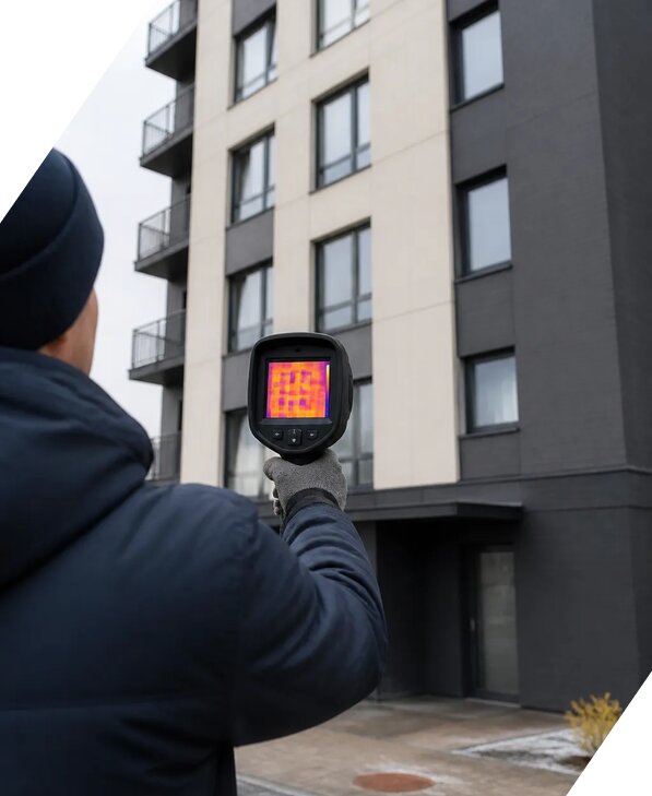 Тепловизионное обследование зданий в Пскове от 5075 р. | ЭкспертизаРоссия